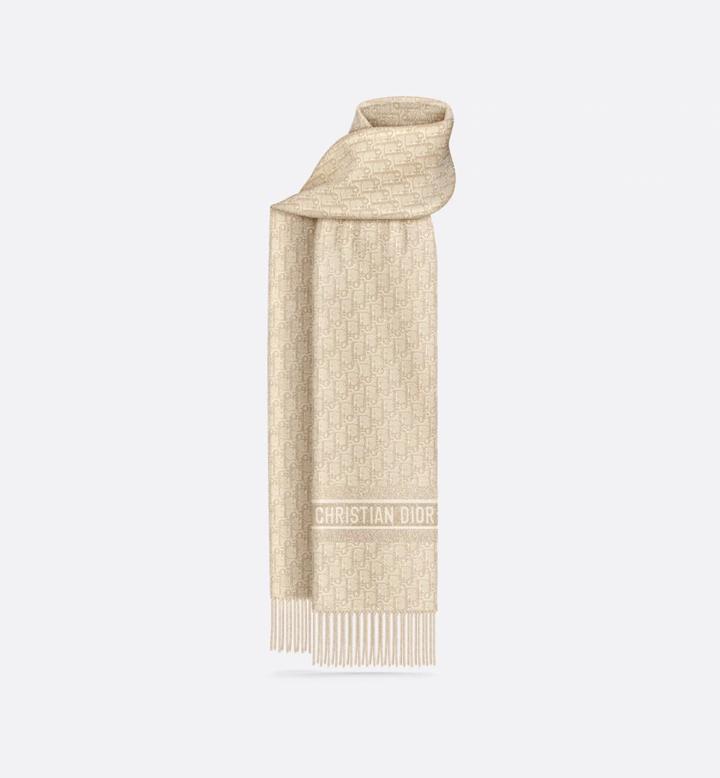 Dior Oblique Natte Scarf