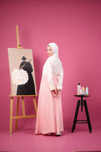Summer Drape Skirt (Pinkish Orange)