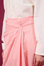 Summer Drape Skirt (Pinkish Orange)