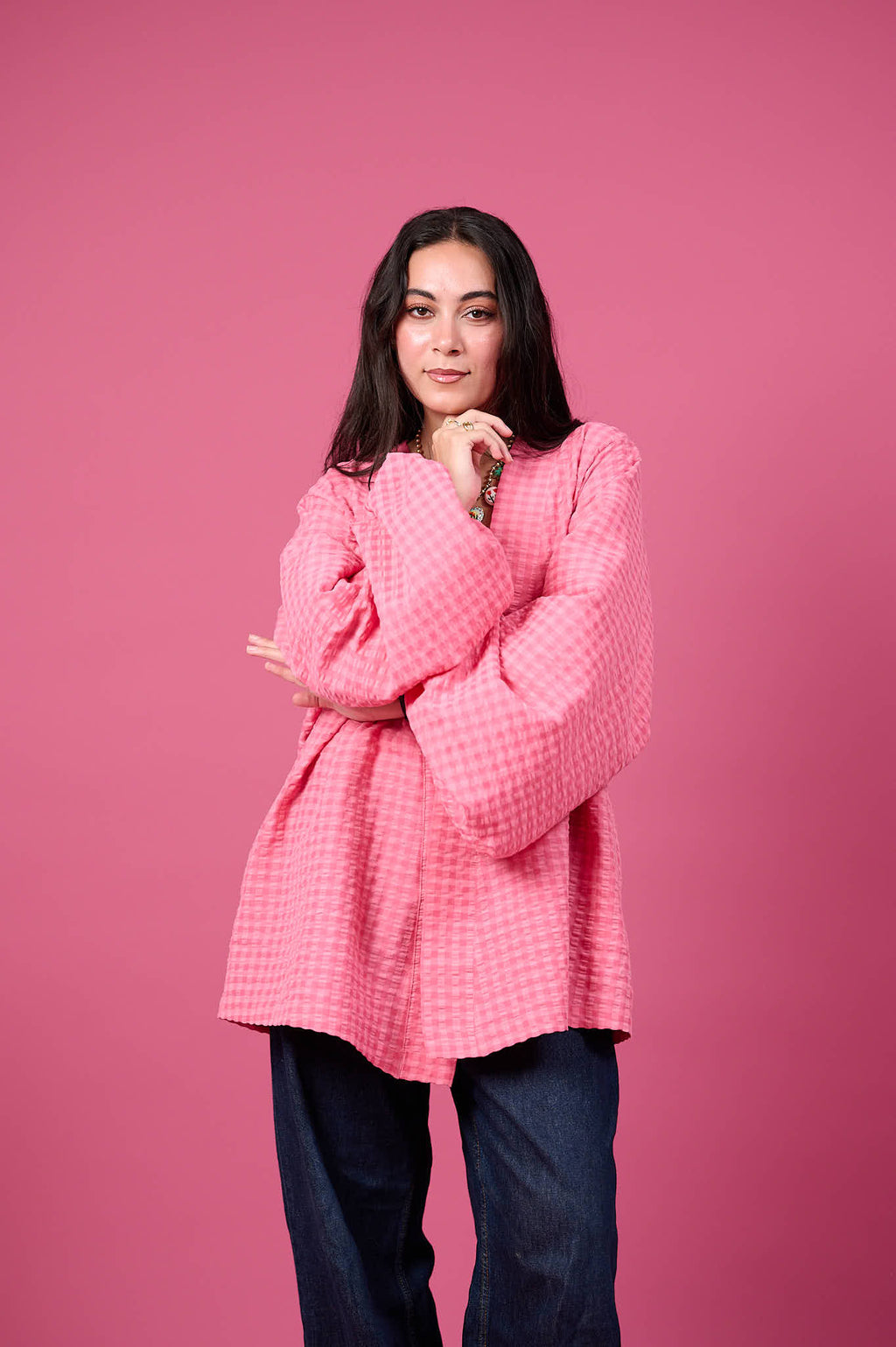Candy Puff Kimono (Pink Marshmallow)