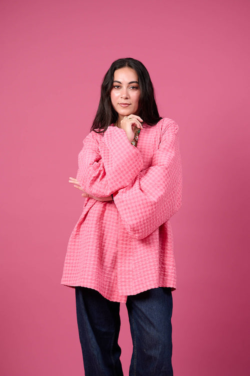 Candy Puff Kimono (Pink Marshmallow)