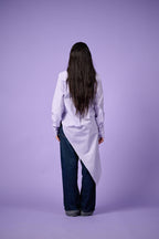 Flow Asymmetric Shirt (Lavender)