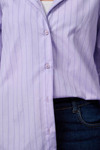 Flow Asymmetric Shirt (Lavender)