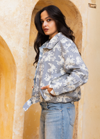 Floral Denim Jacket