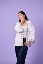 Floral Patchwork Kimono (White)
