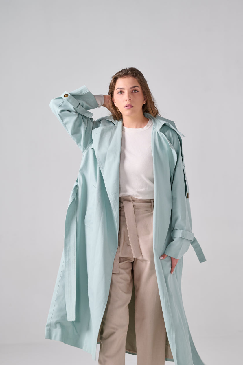 Mint Breeze Trench