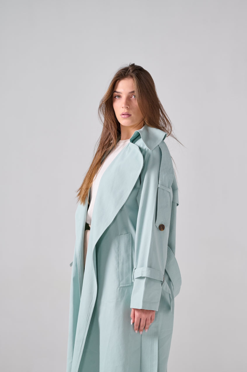 Mint Breeze Trench