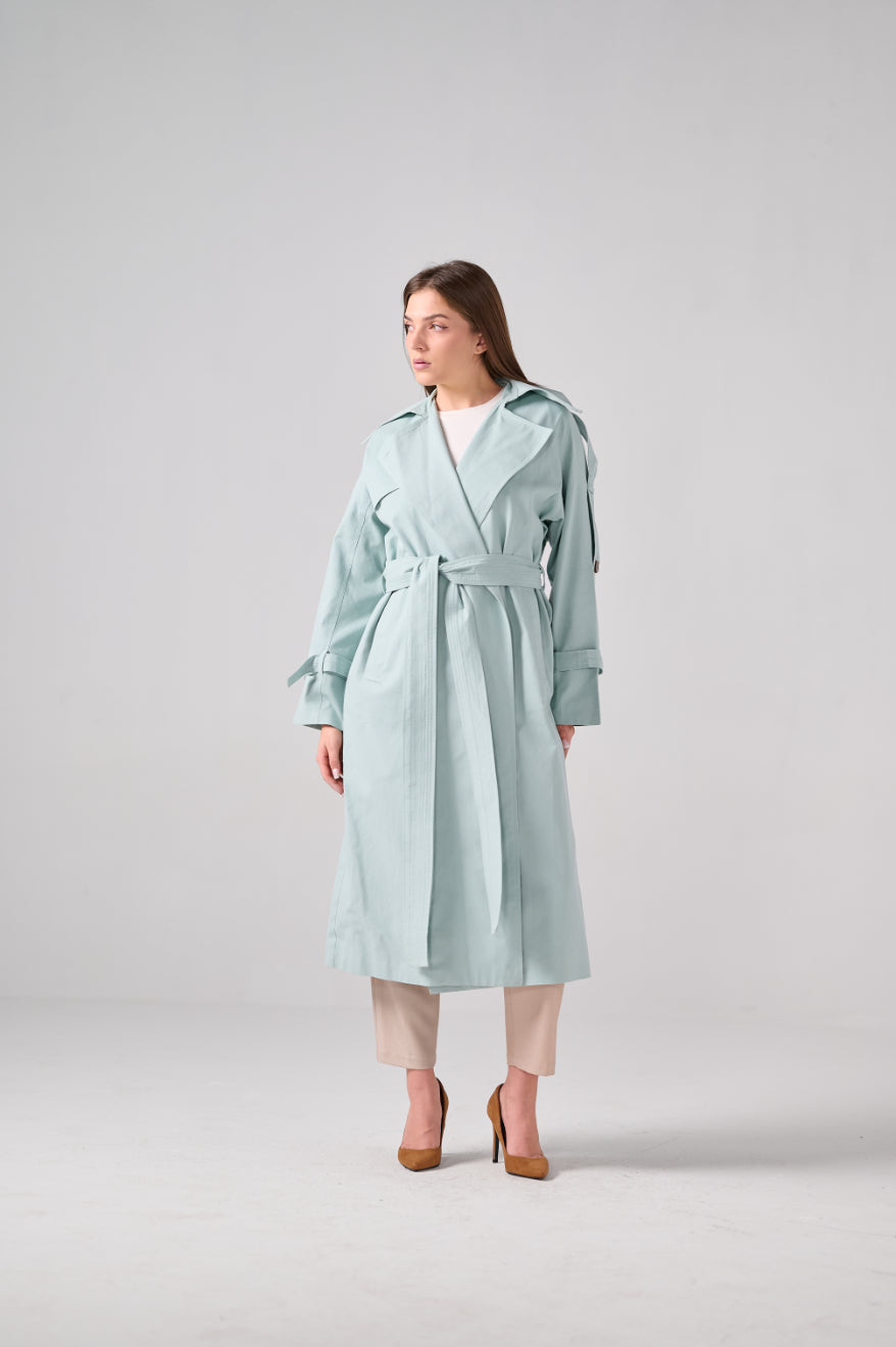 Mint Breeze Trench