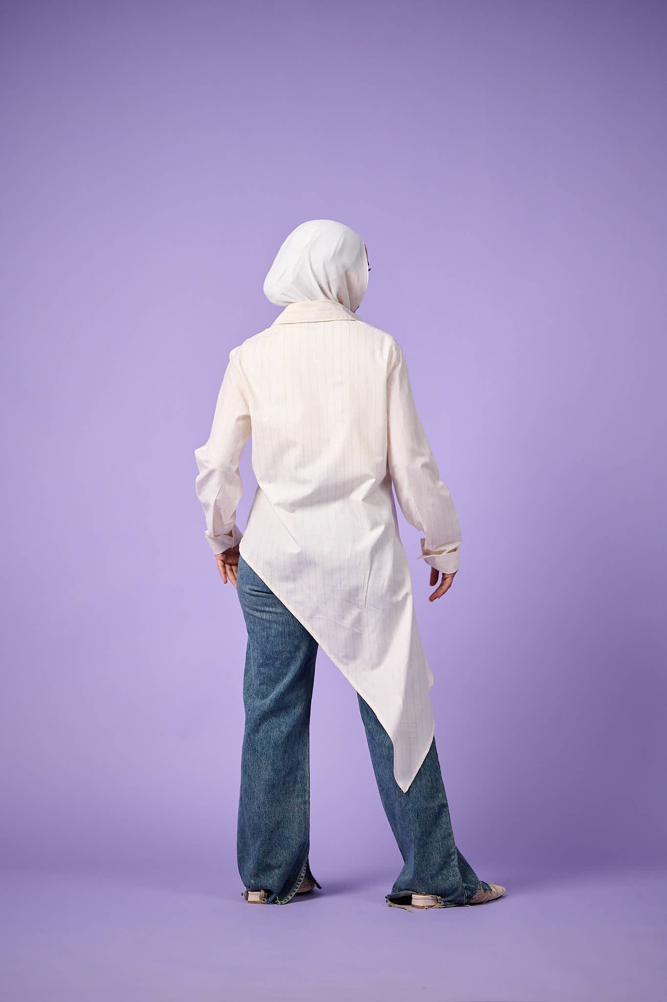 Flow Asymmetric Shirt (Vanilla)