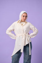 Flow Asymmetric Shirt (Vanilla)
