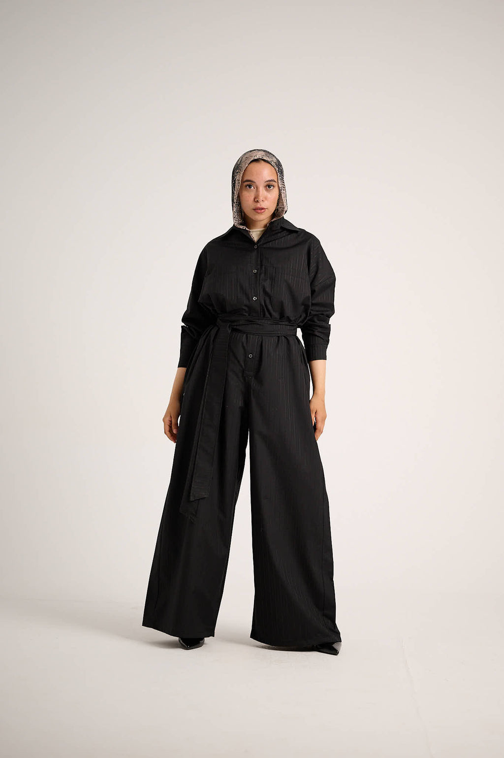 Midnight Stripe Jumpsuit