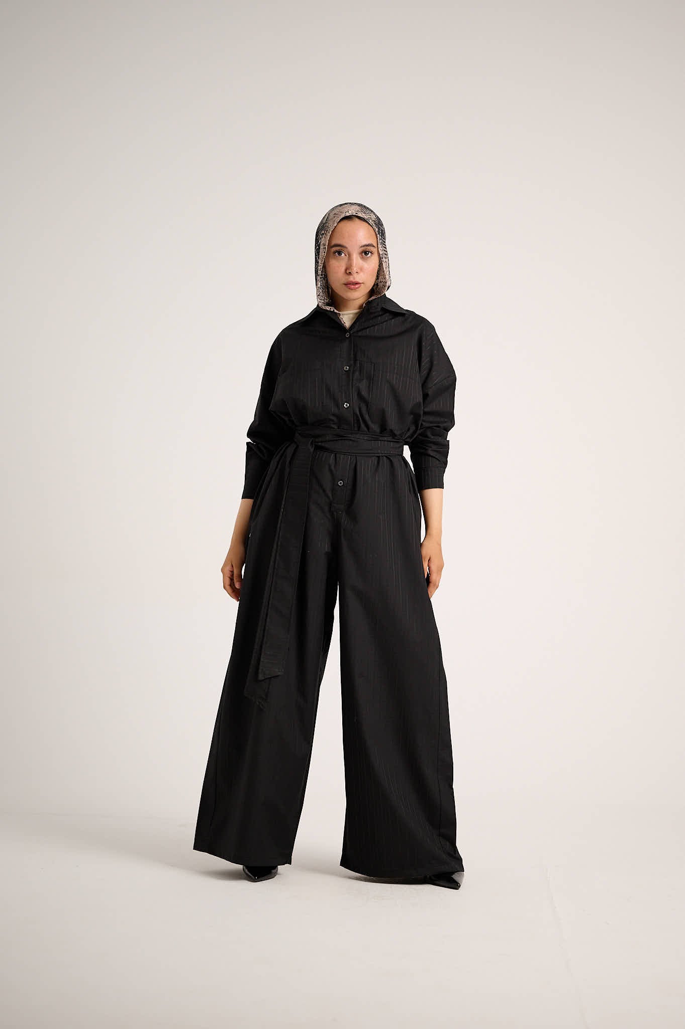 Midnight Stripe Jumpsuit