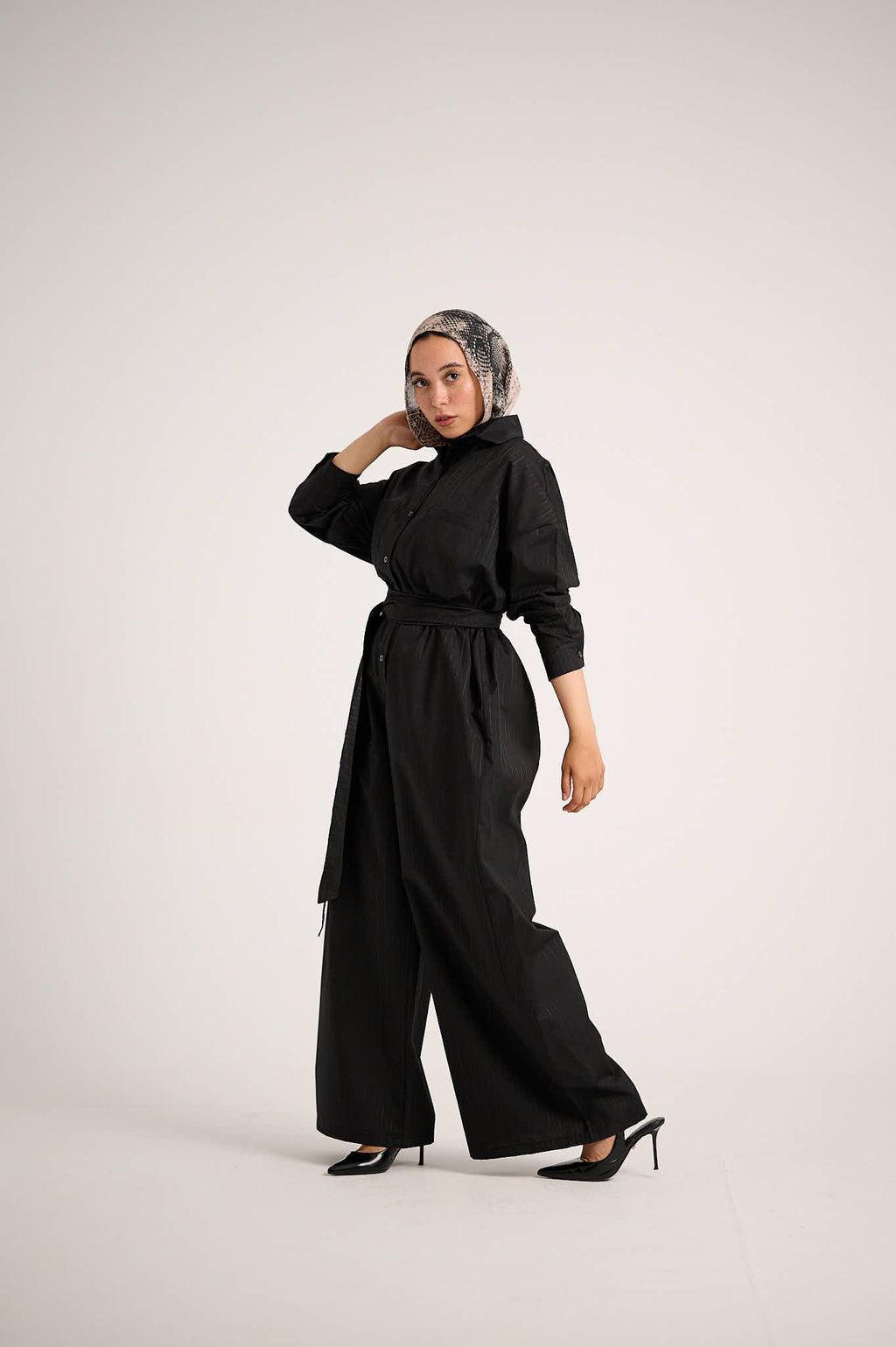 Midnight Stripe Jumpsuit