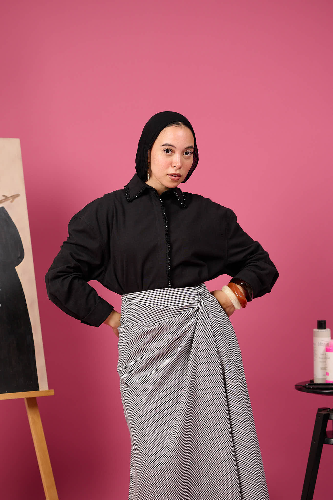 Pearly linen (Black)