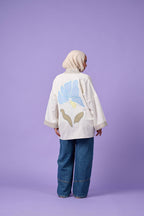 Floral Patchwork Kimono (Offwhite)