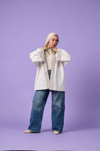 Floral Patchwork Kimono (Offwhite)