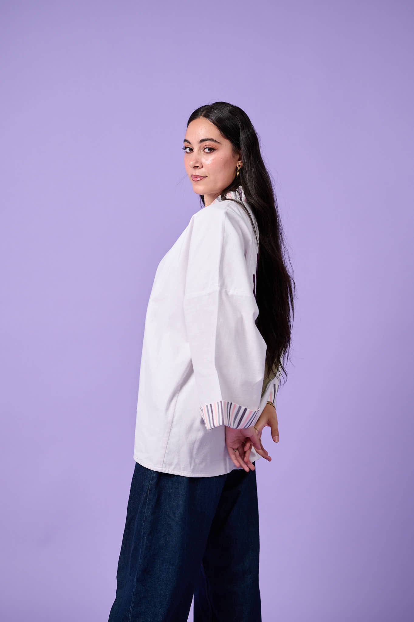 Floral Patchwork Kimono (White)