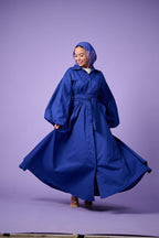 Cloud Sleeve Dress (Electric Blue)