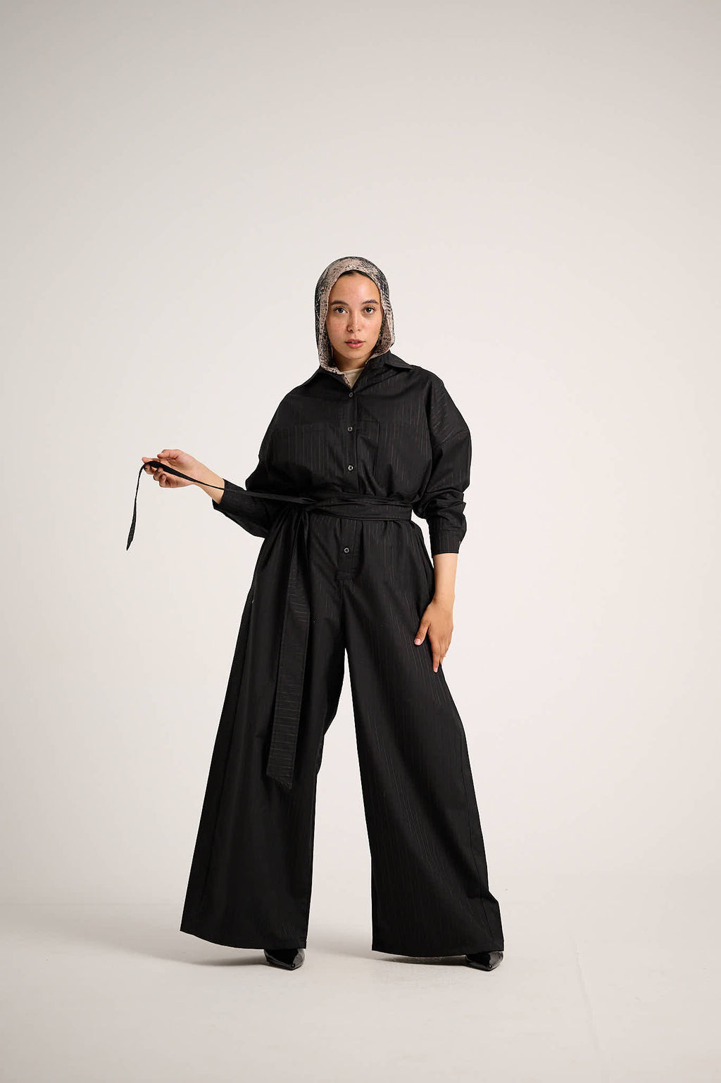 Midnight Stripe Jumpsuit