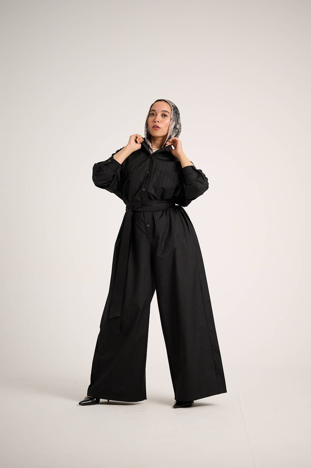 Midnight Stripe Jumpsuit