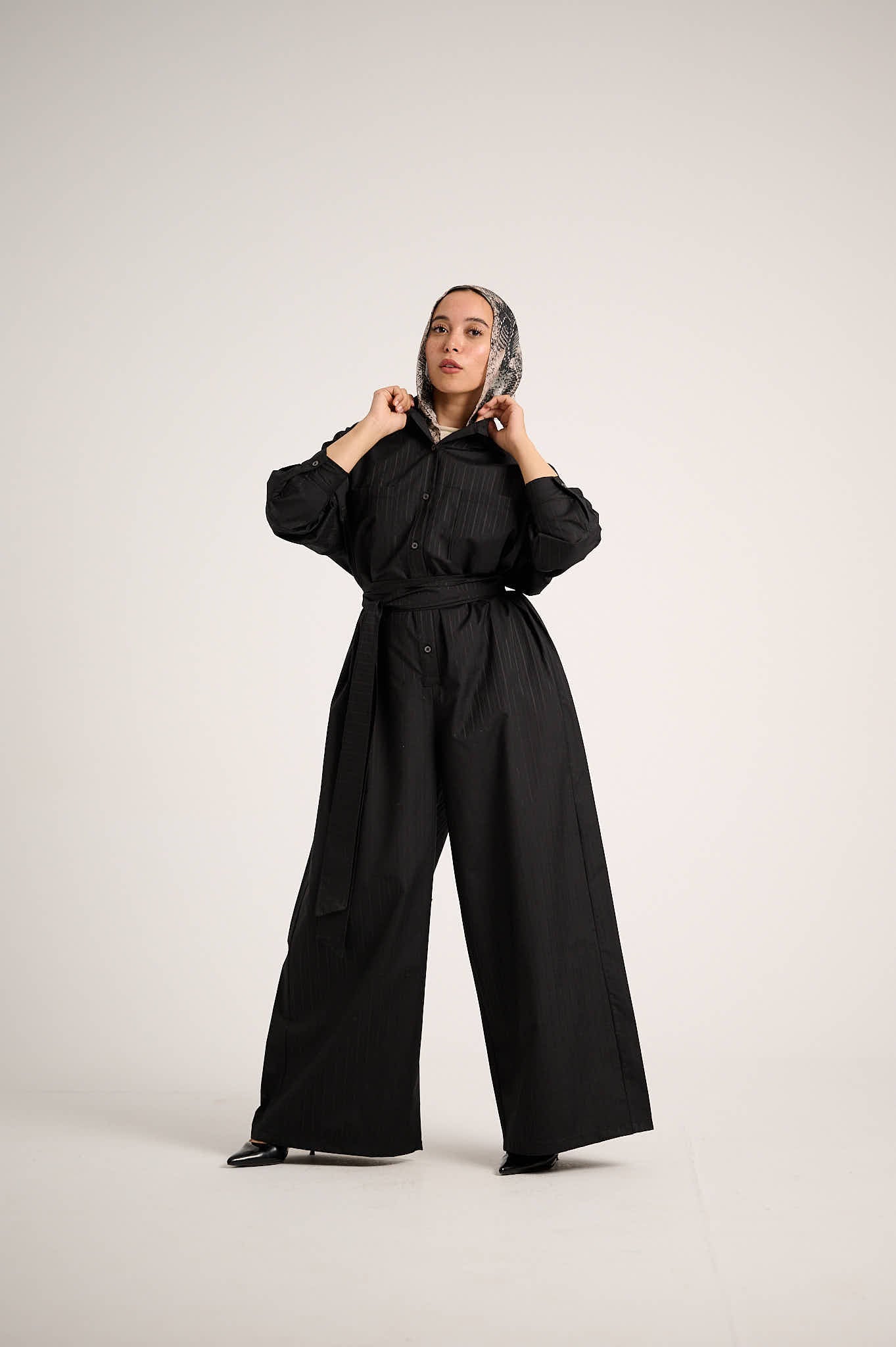 Midnight Stripe Jumpsuit