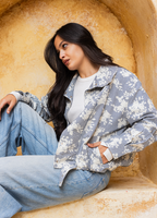 Floral Denim Jacket