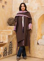 Convertible Scarf Gabardine Coat