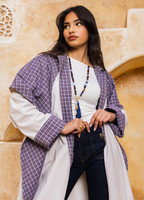 Convertible Scarf Gabardine Coat