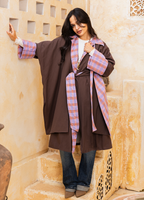 Convertible Scarf Gabardine Coat